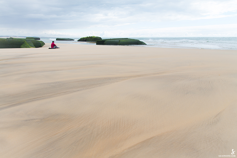 Seul sur le sable